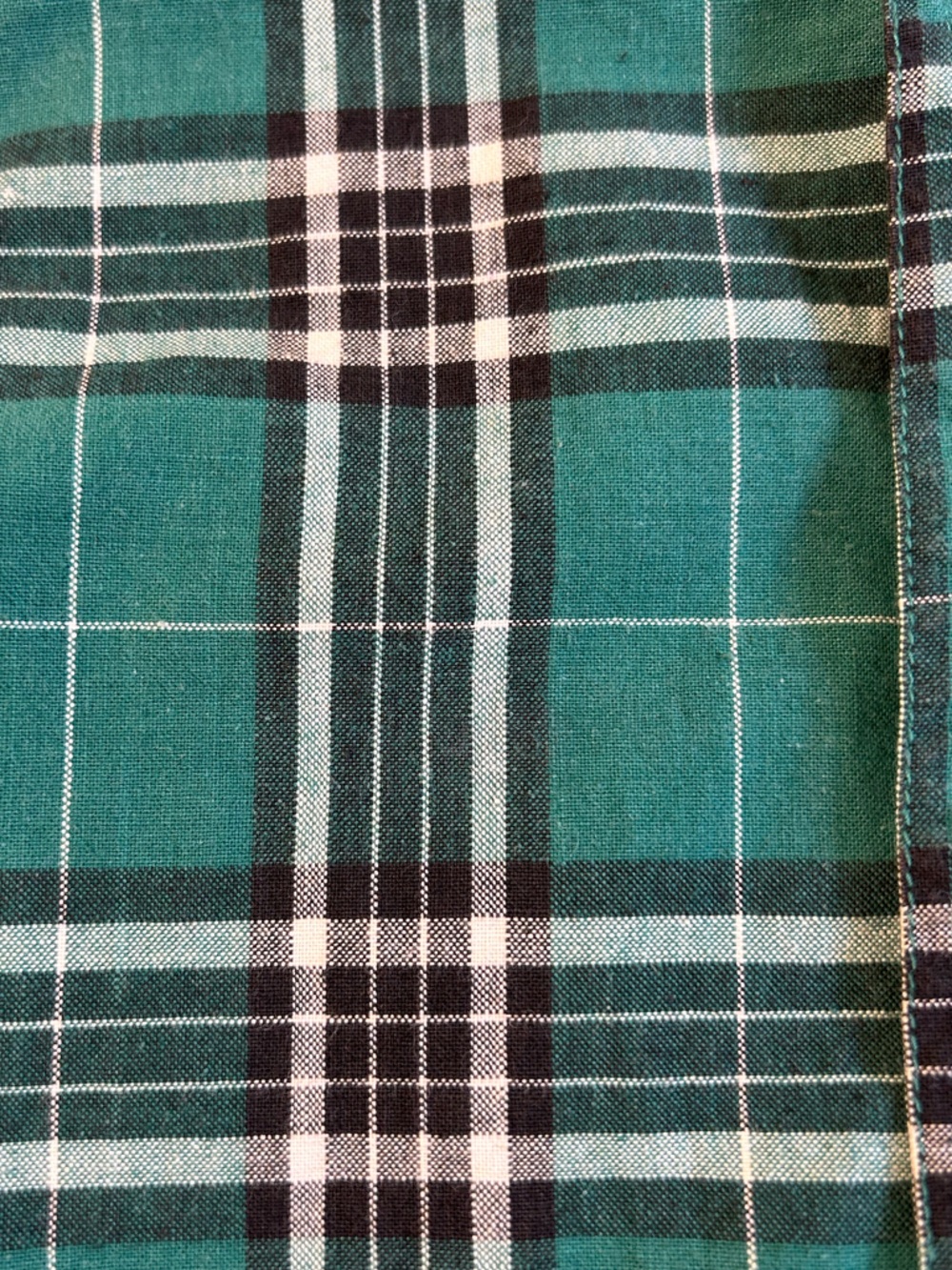 VTG 90s Esprit Plaid Pinafore Dress Green Drop Waist Med Cottagecore Grunge - Picture 6 of 11